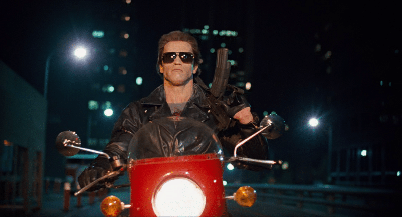 Arnold Schwarzenegger in Terminator (1984)